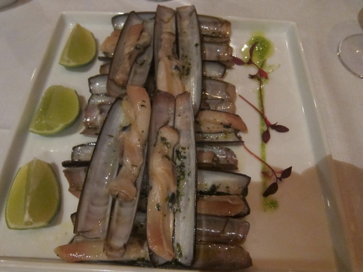 razor clams