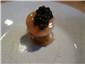 bone marrow and caviar blini