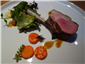 salt marsh lamb with salad